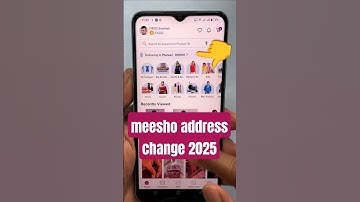 meesho address change 2025 | meesho address change Kaise kare 2025 | #meesho #youtubeshorts #shorts