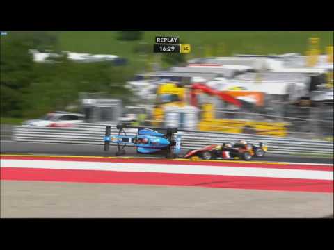 Видео: ADAC Formula 4 2016.  Red Bull Ring. Fabio Scherer's flip