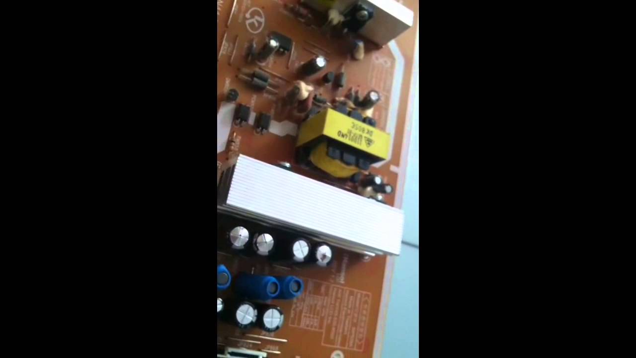 Samsung Ln52a650 clicking noise fix repair YouTube