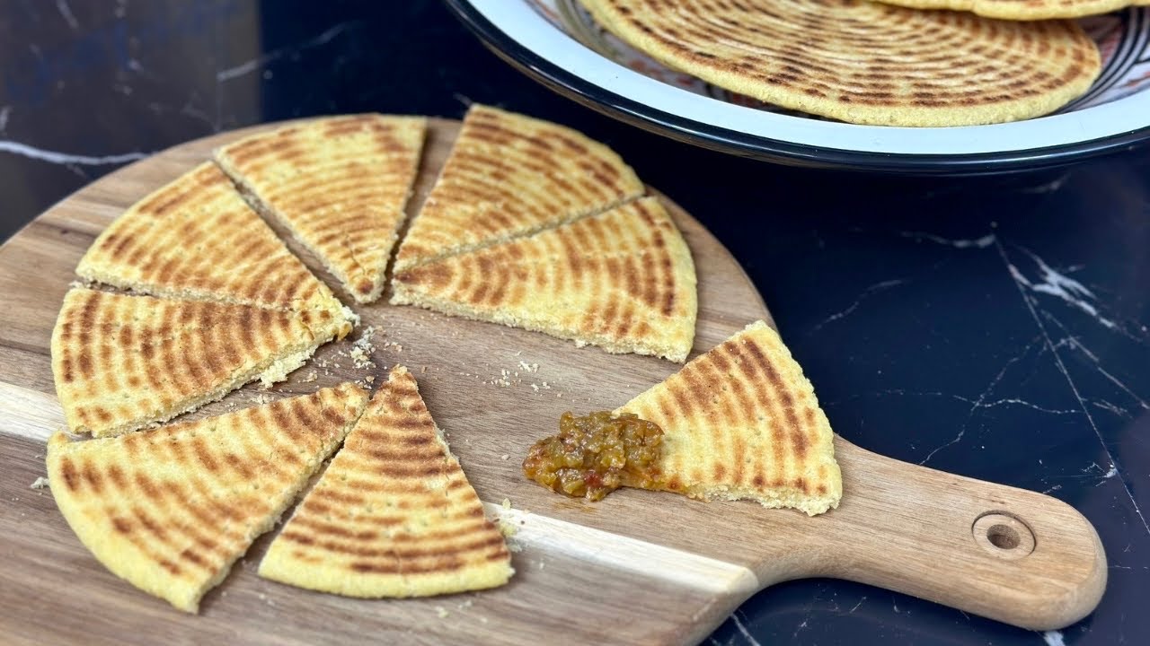 LA KESRA une délicieuse galette a base de semoule recette algerienne 🇩🇿