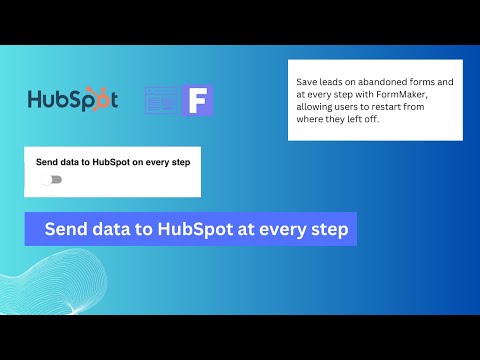 Send Data to Hubspot at every Step
