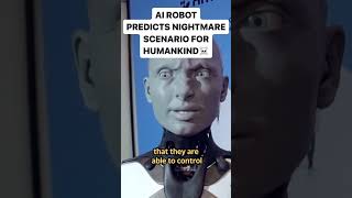 A robot predicted a nightmare scenario of a human being #shorts #speech #wisdom