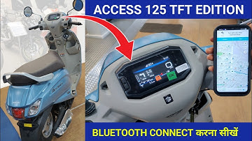 Suzuki Access 125 TFT Display Features| Suzuki Access 125 TFT Edition Review| Suzuki Access 125 TFT
