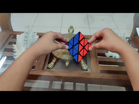 How to make a Checker Board Pattern on a Pyraminx cube.