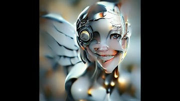 Farist: Mechanical Angels, a slideshow of VQGAN+CLIP Steampunk Robots (with wings!)