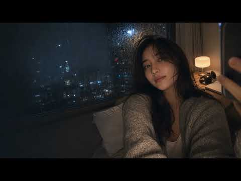 Rain at Midnight, One Light On - Deep Lofi R&B for Sleep (1 Hour) | CITYROOM 24