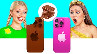 Desafío De Comida Real vs. De Comida Chocolate | Trucos Divertidos de Comida TeenDO Challenge