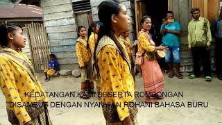 KUNJUNGAN  PEMBIMAS HINDU PROVINSI MALUKU KE PEDALAMAN MASYARAKAT HINDU SUKU BURU.