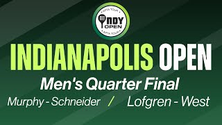 2026 Indianapolis Open - Men's Quarter Final - Murphy/Schneider vs. Lofgren/West