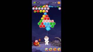 LINE バブル2　宝島（11/10～）　STAGE 1　クリア　LINE BUBBLE 2