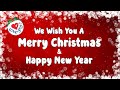 We Wish You a Merry Christmas with Lyrics | Christmas Carol Song &amp; Happy New Year #Riya_Rhymes