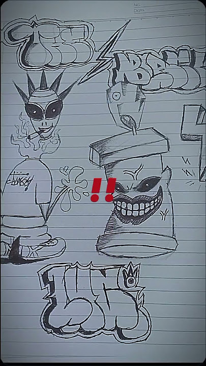 Gambar grafiti kece simple #