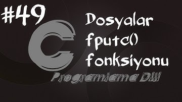 C Programming Lessons 49 - Writing Characters to Files - fputc() function