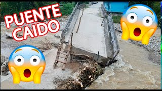 Un dia de trabajo en Xixingo Pue. (Pasamos en un puente caido)