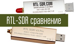 RTL-SDR V3 PRO и RTL-SDR.COM - сравнение двух видов RTL-SDR приёмников.