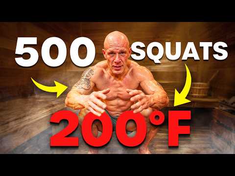 500 SQUATS IN A 200 DEGREE SAUNA - Bobby Maximus