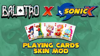 BALATRO MOD TRAILER - Sonic X Playing Cards!