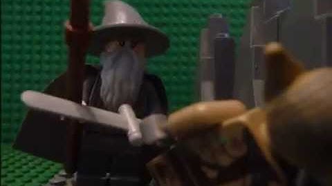 The Hobbit - Goblin Chase in lego
