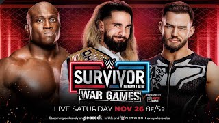 Seth Rollins vs Bobby Lashley vs Austin Theory | WWE SURVIVOR SERIES WARGAMES 2022