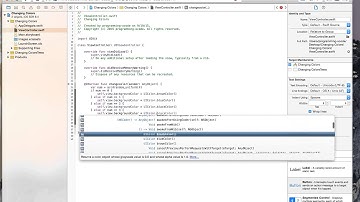 iOS Swift: Changing colors tutorial in xcode 6.4 and swift