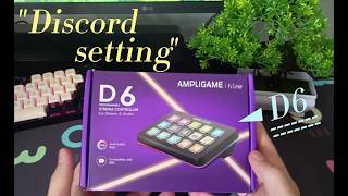 Referência de configuração simples do FIFINE D6 Stream Controller no Discord@ciskao