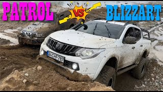 Farklı Koşullar Aynı Araçlar , Hangisi Daha Başarılı? Mitsubishi L200 Blizzart🔥Nissan Patrol