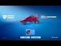Fortnite gameplay of the Heat Lightning Wheels Slaymaker Boost (Rocket League Paris Major)