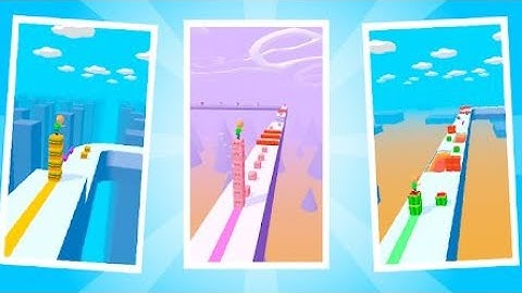 Cube Surfer Gameplay - Voodoo Game (iOS, Android) playzone