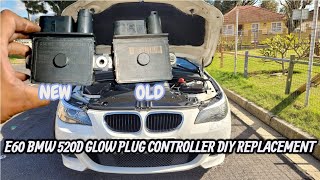 DIY BMW 520D GLOW PLUG CONTROL MODULE REPLACEMENT