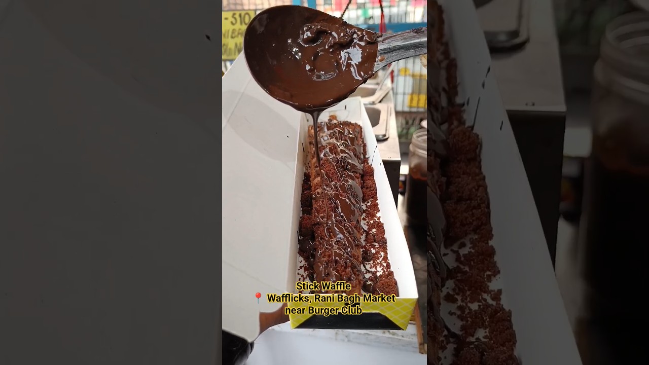 📍 Wafflicks, Rani Bagh Market near Burger Club 