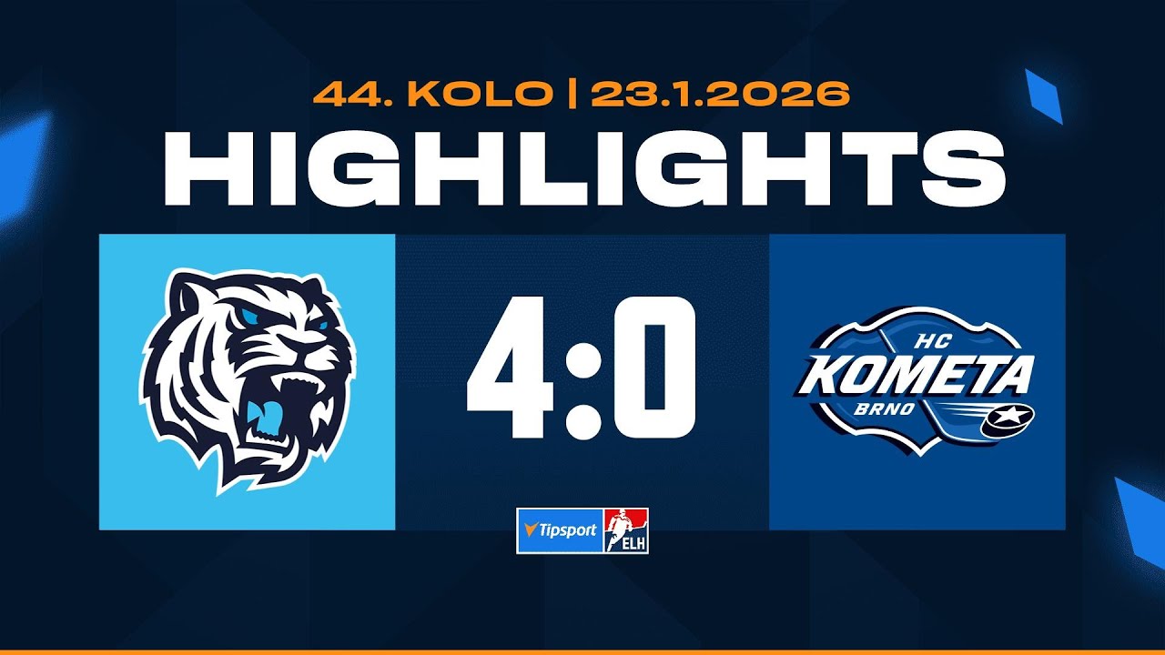 Highlights | Bílí Tygři Liberec vs. HC Kometa Brno 4:0 | 23.01.2026