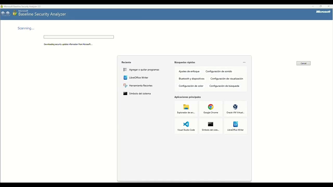 Microsoft Baseline Security Analyzer (MBSA)