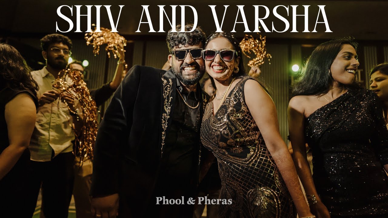 Shiv & Varsha’s Gatsby Night | A Gold & Black Cocktail Night | The Den, Bangalore | Phool & Pheras