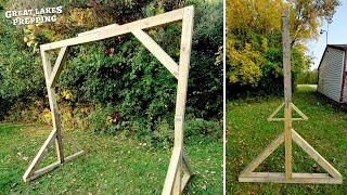 Building a Portable Deer Skinning Rack