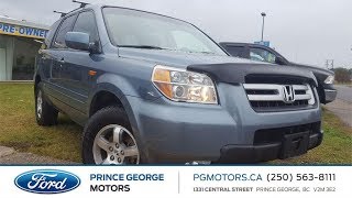 Silver 2006 Honda Pilot 4WD EX-L AT Review Prince George BC - Prince George Motors