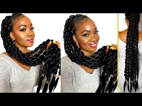 Comment pimenter votre queue de cheval | Pas Cornrow | Coiffure simple pour les cheveux naturels