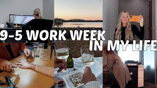 WORK WEEK IN MY LIFE: go-to work outfits+valentines day+permanent bracelets+trader joes haul+more!