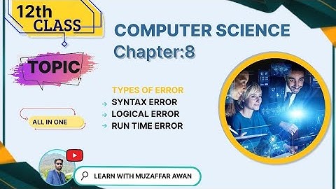 Types of Errors in C Language | Syntax, Logical & Runtime Errors Explained in Urdu/Hindi"