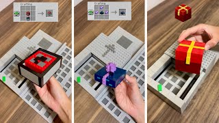 Crafting Minecraft items BUT Lego!