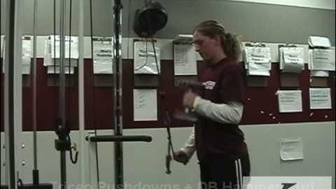 Tricep Pushdown + DB Hammer Curl