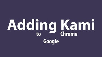 How to install Kami on your Chromebook