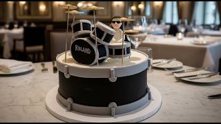 Drum set Cake🎵🍰🥁. Pastel de Bateria🥁