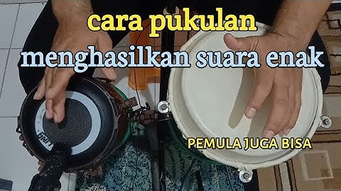cara main gendang suara enak