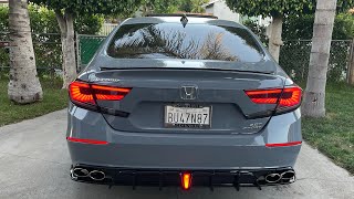 20182022 honda accord yofer V2 diffuser V3 Taillights Akasaka muffler tips bumper Sequential lights