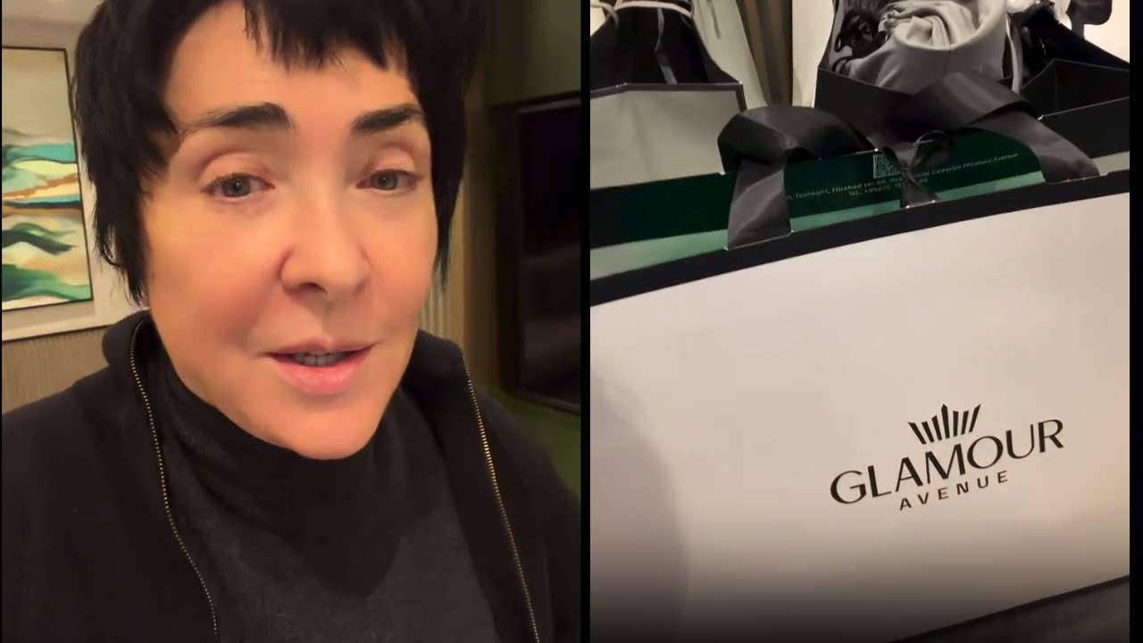 Лолита Милявская в ШОКЕ! Ей подарили брендовую одежду  Glamour Avenue в Ташкенте!