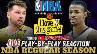 🔴LAKERS VS MEMPHIS │ NBA Regular Season 2025-26 - Basketball Play-By-Play Reaction &amp; Scoreboard