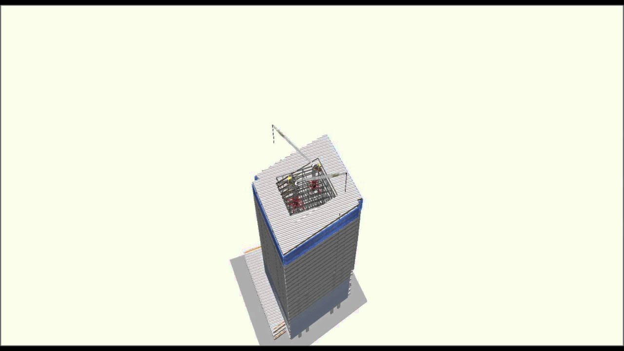 Four World Trade Center 3D construction animation