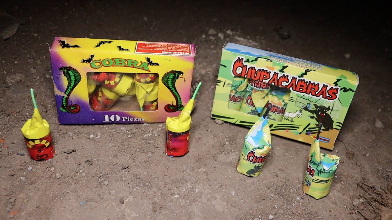 QUEMANDO CHUPACABRAS! PIROTECNIA MEXICANA
