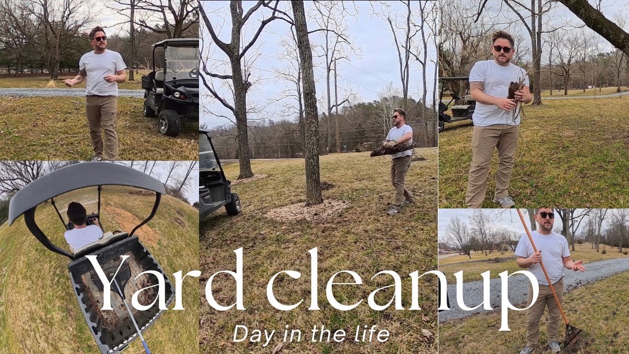 Day in the Life | Yard Cleanup & Get to Know a Little About Me 🌿 Productive Day 