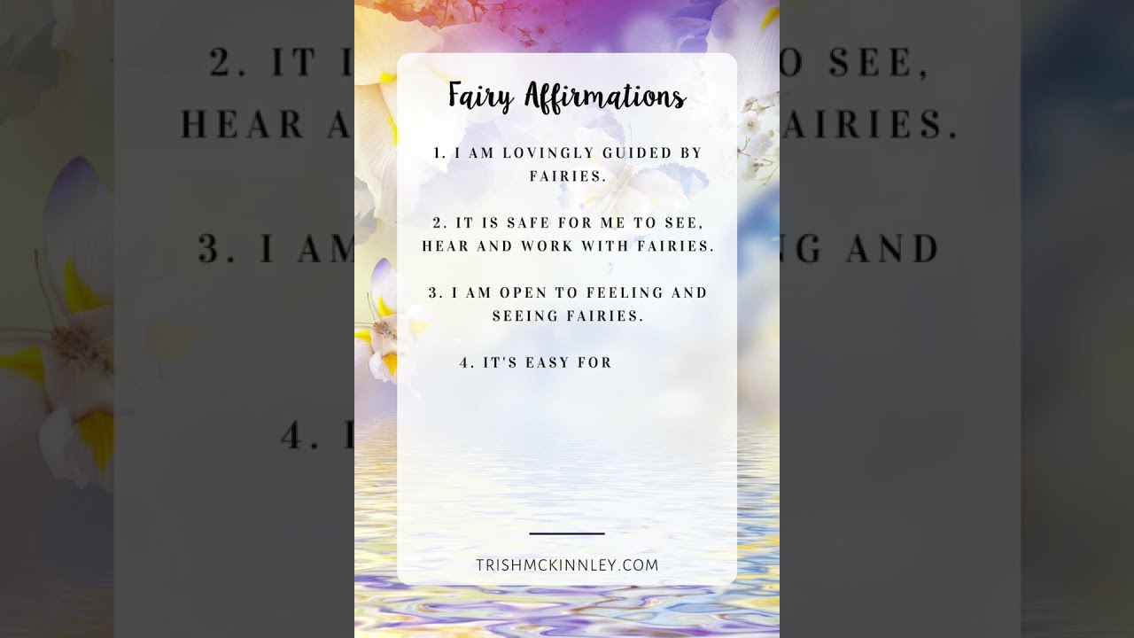 Fairy Affirmations 🧚 Are You Ready for Fairy Help Manifesting? 